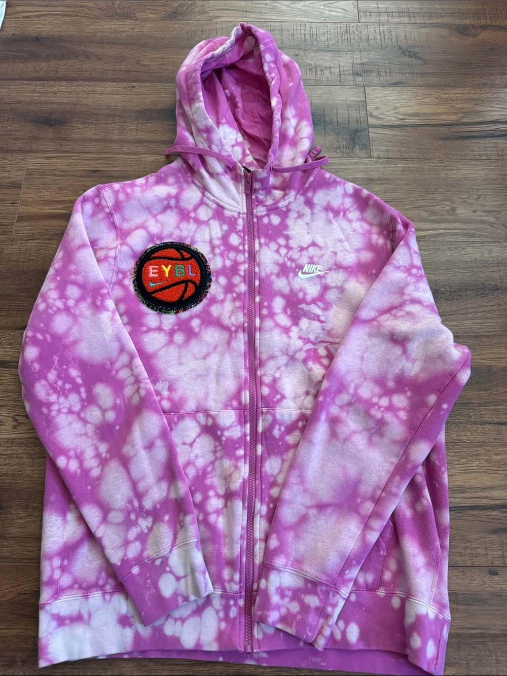 Exclusive Rare Adult Nike EYBL Zipper Sweatshirt sz: Large